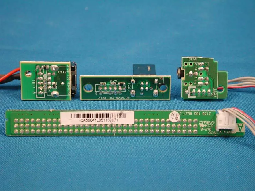 Control board and connector layouts