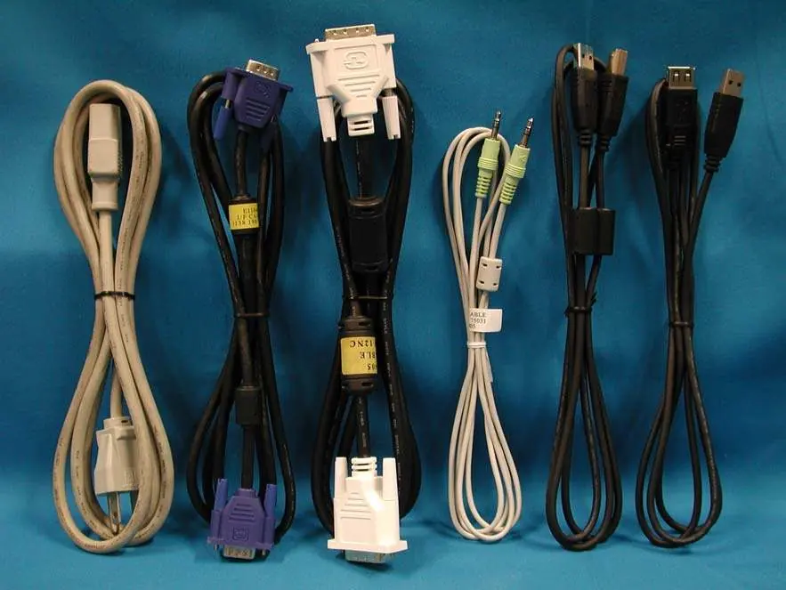 Included cables