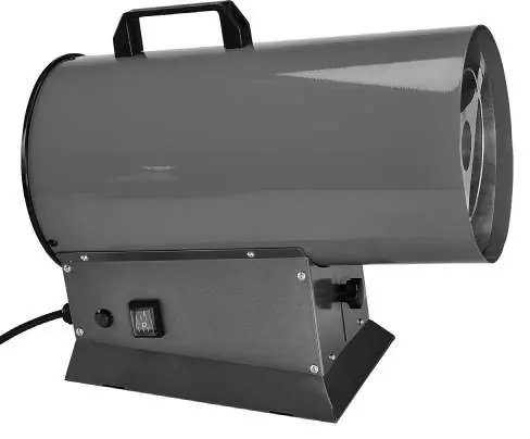 Bauer Forced Air Propane Heater - Front View