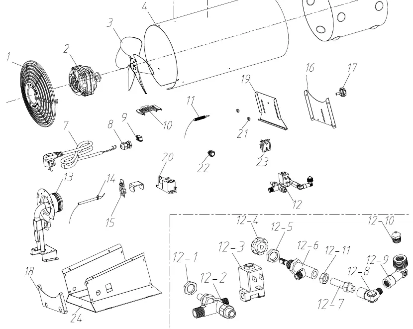 Exploded parts diagram