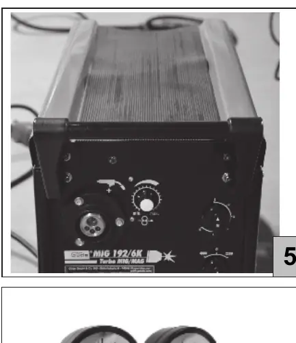 Control panel of the MIG 192/6K