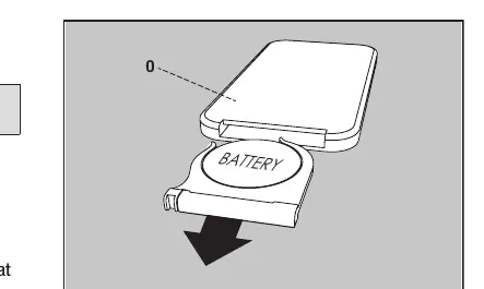 Replacing the remote control battery