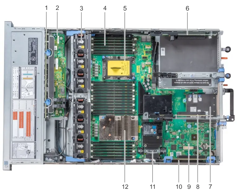 Interior view of NVR5 components