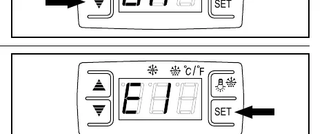 Step 2: Entering setting mode