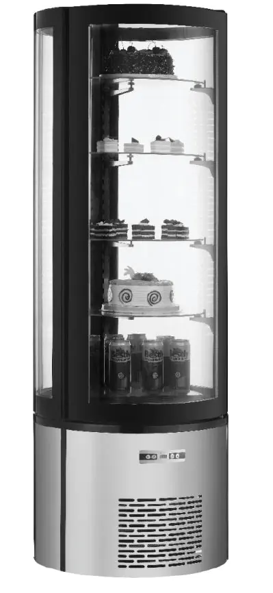 Avantco Round Refrigerated Bakery Case