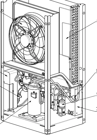 Components of the heat pump
