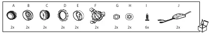 Parts list for the JBL Club 194T
