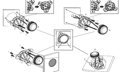 Installation and mounting diagrams