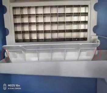 Removing the water curtain