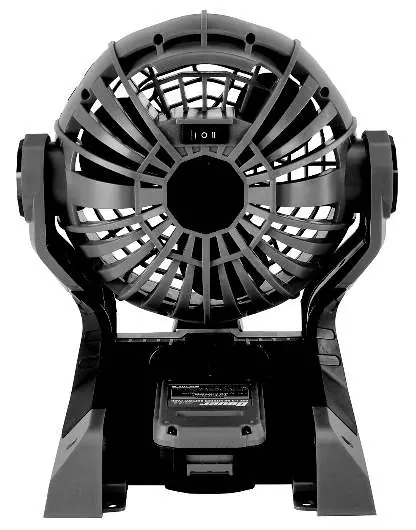 Bauer 1959C-B Dual Power Portable Fan