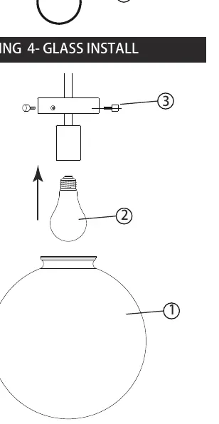 Glass installation diagram