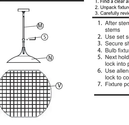 Fixture assembly diagram