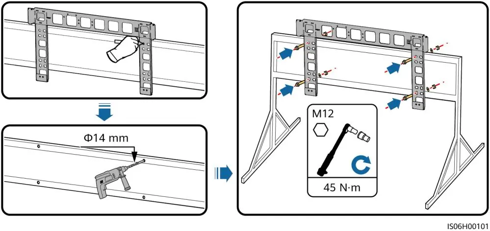 Mounting bracket installation