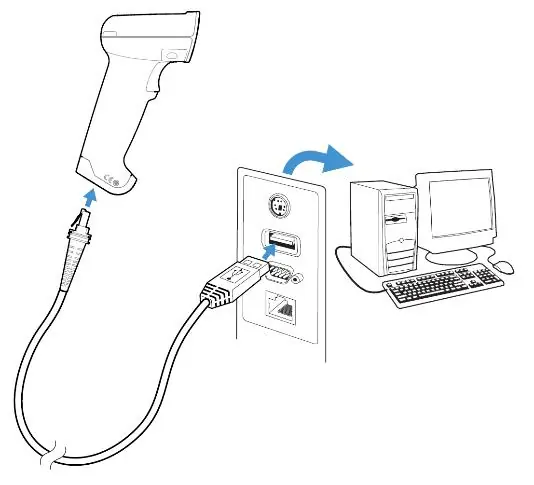 Connect the scanner via USB