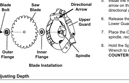 Blade Installation Diagram