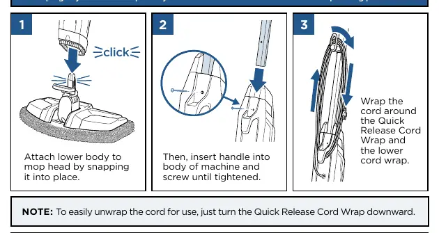 Assembly steps