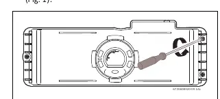 Control unit front