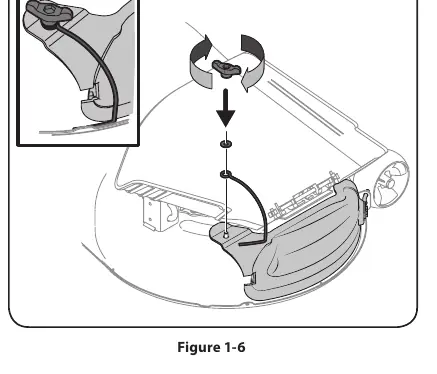 Securing the mulch plug
