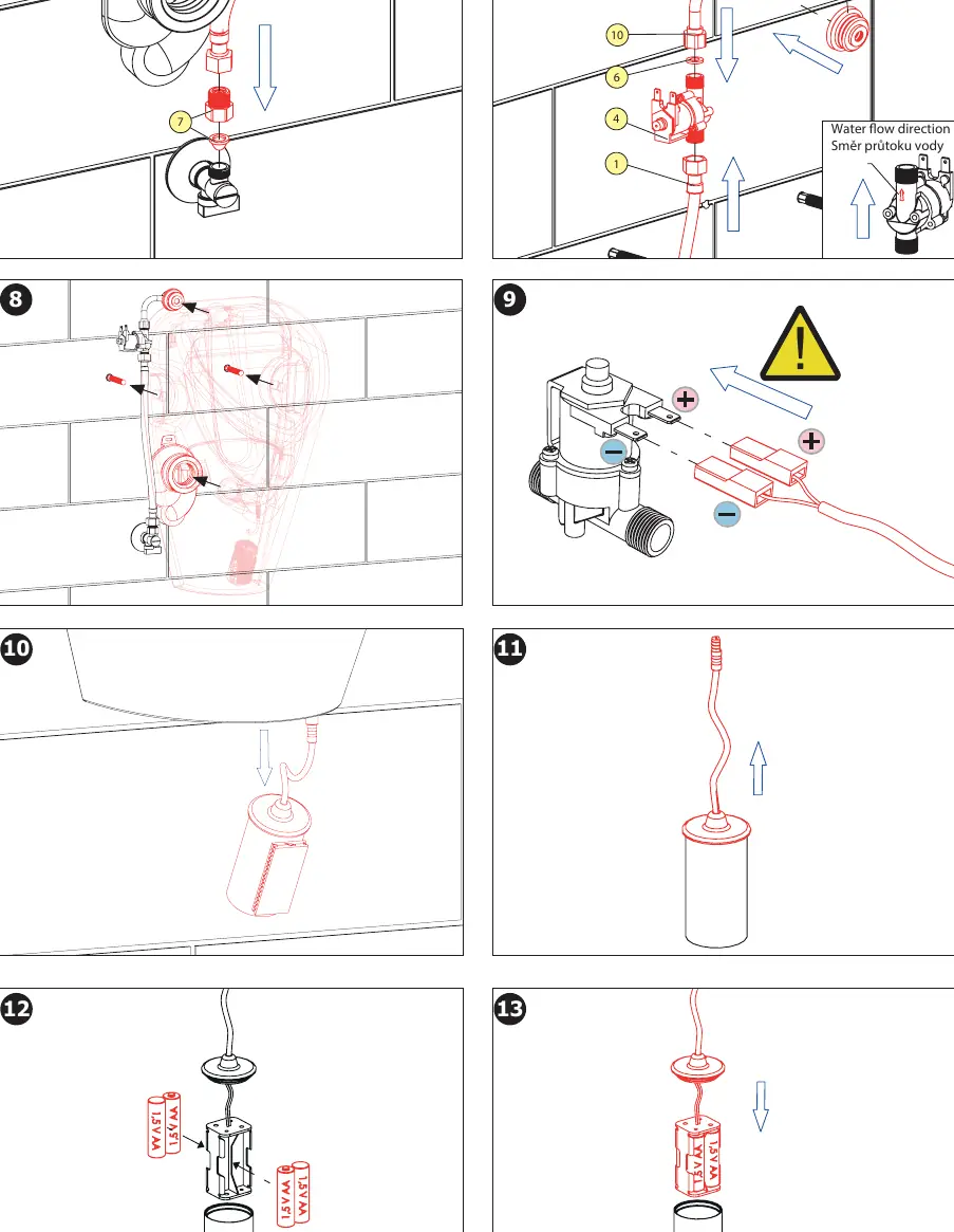 Installation steps 6-13