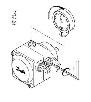 Pressure adjustment and strainer maintenance (Fig. 3)