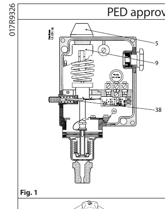 Fig. 1: Pressure switch components