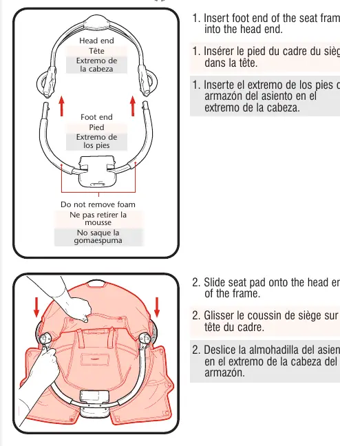 Seat assembly steps