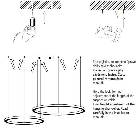 Cable height adjustment mechanism