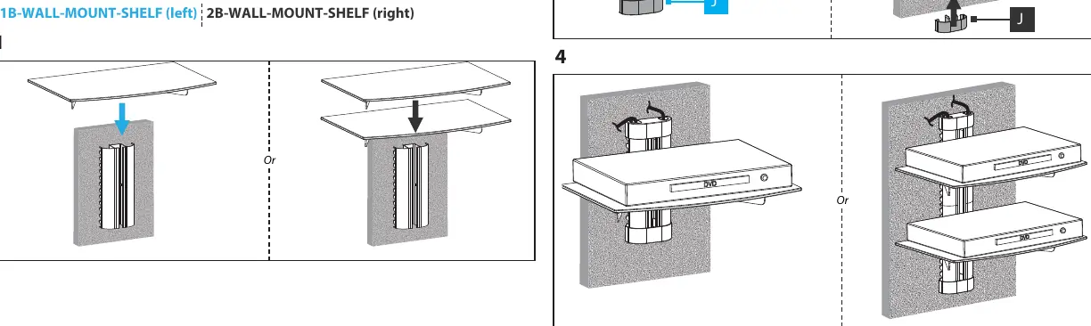 Shelf mounting and final assembly