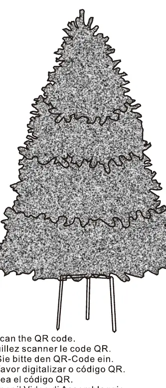 HOMCOM 1BS6 Artificial Christmas Tree