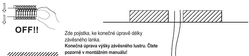 Cable lock mechanism for height adjustment