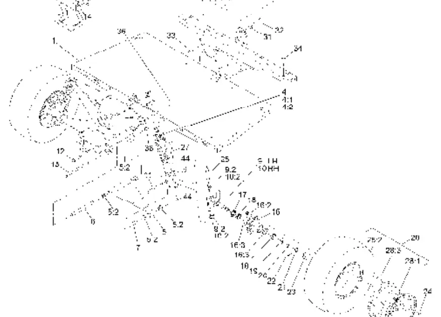 Front Frame and Suspension Assembly diagram