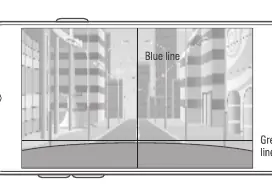 Live view alignment using the app.