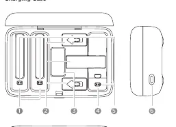 Charging case layout