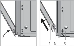 Removing the oven door