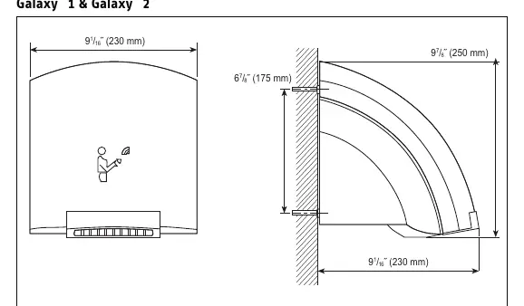 Product dimensions