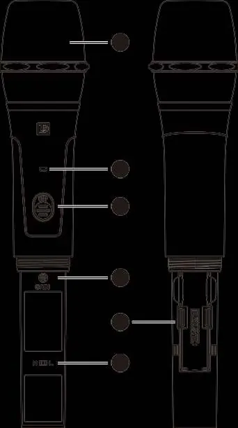 Hand-held transmitter diagram