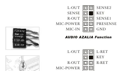 Audio Header Pinout