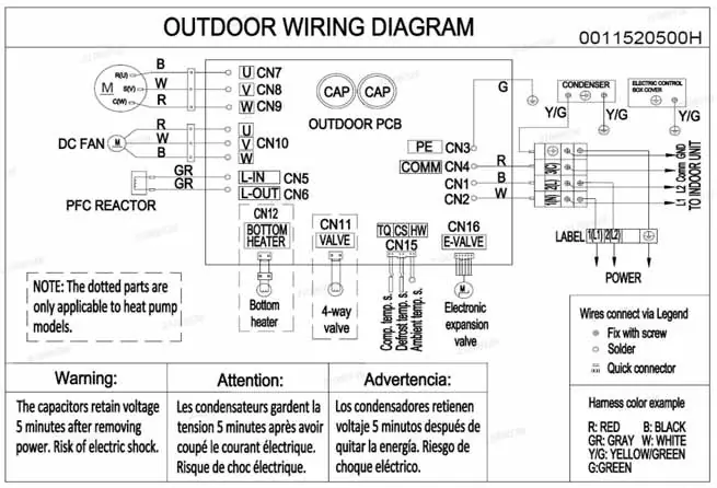 Outdoor Wiring Diagram (09-12K)