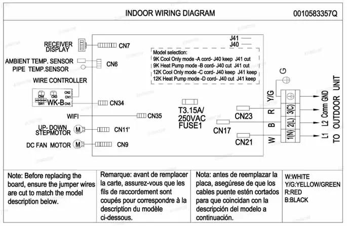 Indoor Wiring Diagram (09-12K)