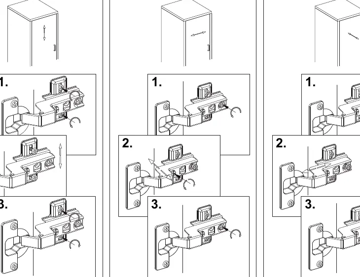 Hinge adjustment