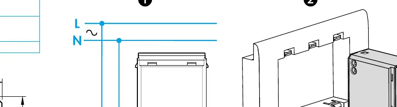 Wiring diagram for the 1L.10 emergency light.