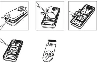 Steps for replacing the transmitter battery