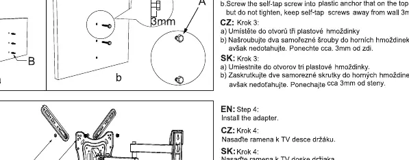 Step 3: Insert anchors and screws