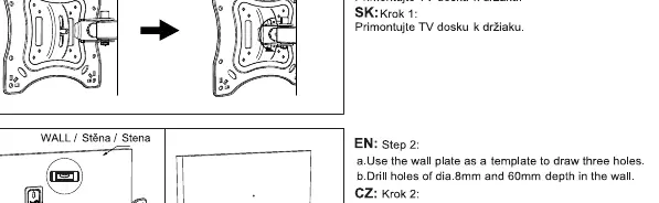 Step 1: Install the TV plate