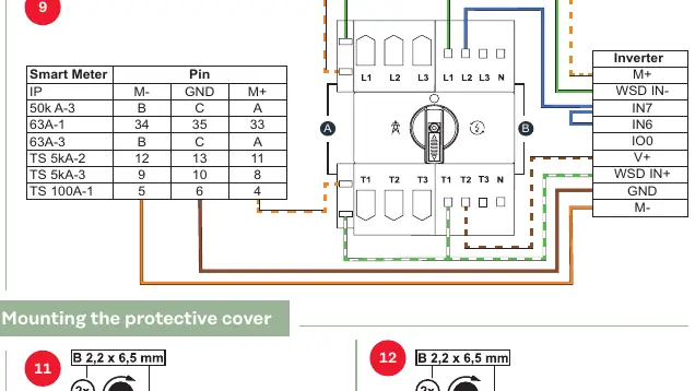 Data communication wiring diagram