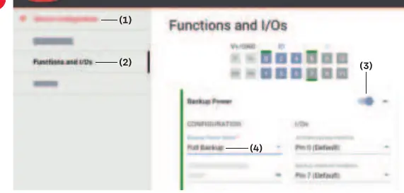 User interface configuration