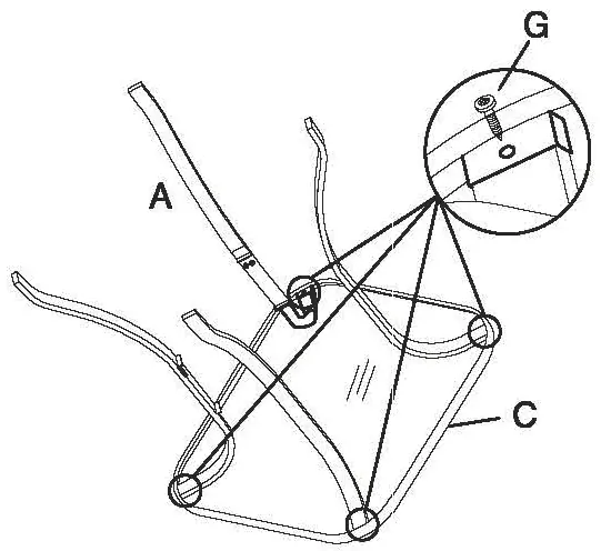 Step 1: Attaching legs to the tabletop