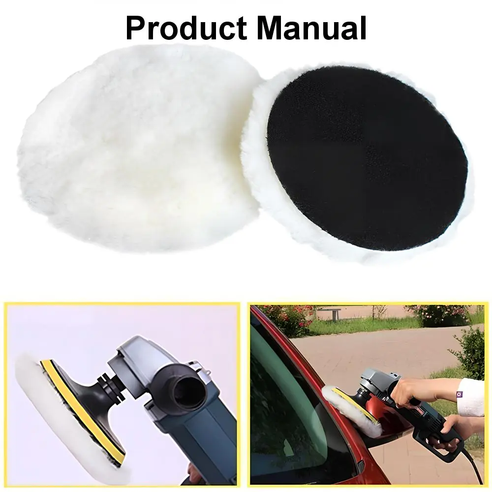 Hviero universal car polishing pad in use.