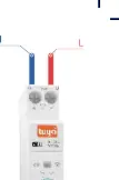 Wiring diagram for the electronic circuit breaker