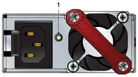 AC Power Supply Status LED location